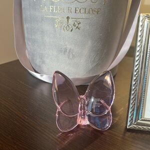 Pink crystal butterfly